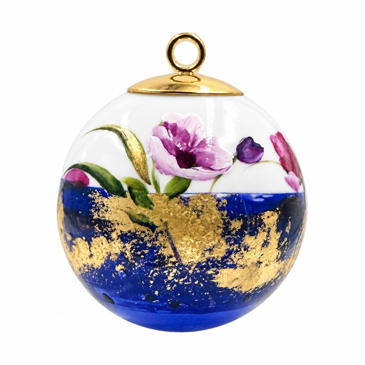 Boule de Noël fleurs — 5,5 cm — Réf. 29