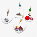 Cœurs en porcelaine — Lot de 4 — 03 — vue 1