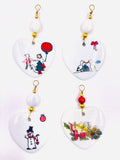 Cœurs en porcelaine — Lot de 4 — 12 — vue 1