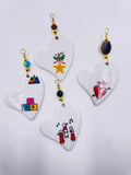 Cœurs en porcelaine — Lot de 4 — 14 — vue 1