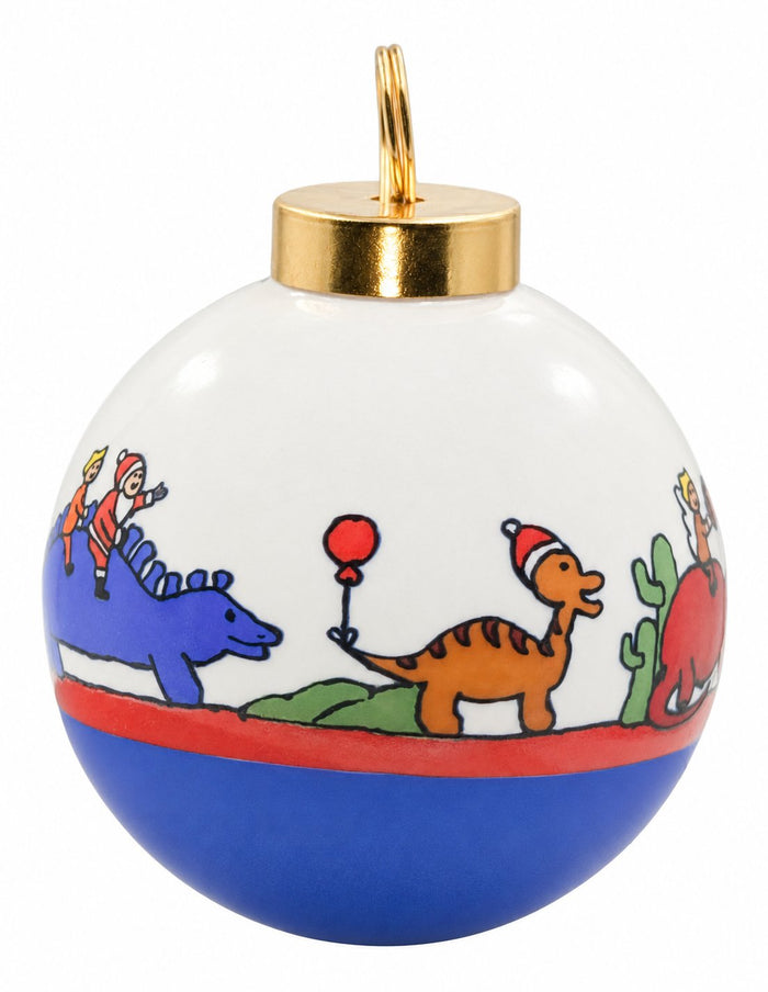 Dinosaures — Boule de Noël 6 cm