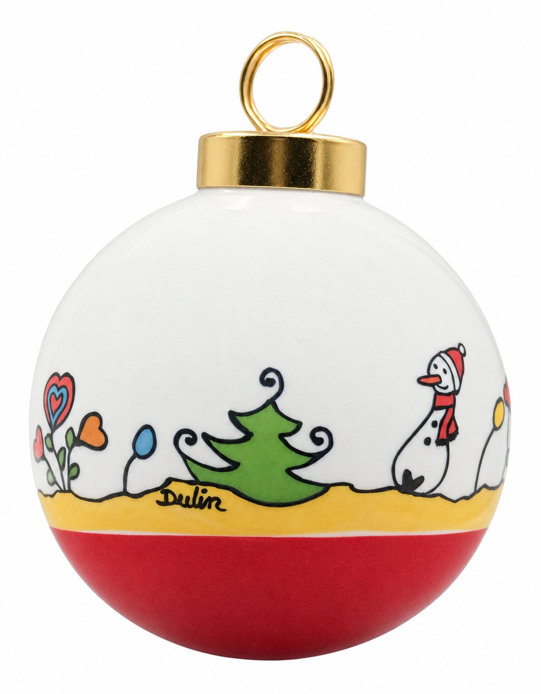 Famille Les Petits Bonheurs de Noël — Boule de Noël 6 cm