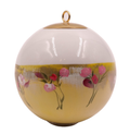 Boule de Noël fleurs avec perles — 7 cm — Réf. A12 — vue 1
