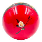 Boule de Noël fleurs avec perles — 7 cm — Réf. A13 — vue 4
