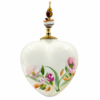 Cœur de Noël fleurs personnalisable — Réf. 03 — autre face
