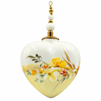 Cœur de Noël fleurs personnalisable — Réf. 04 — autre face