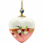 Cœur de Noël fleurs personnalisable — Réf. 09 — face principale
