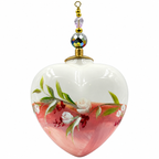 Cœur de Noël fleurs personnalisable — Réf. 09 — autre face
