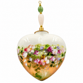 Cœur de Noël fleurs personnalisable — Réf. 10 — face principale