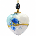 Cœur de Noël fleurs personnalisable — Réf. 16 — autre face
