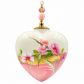 Cœur de Noël fleurs personnalisable — Réf. 17 — face principale
