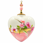 Cœur de Noël fleurs personnalisable — Réf. 17 — face principale