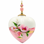 Cœur de Noël fleurs personnalisable — Réf. 17 — autre face