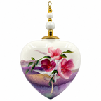 Cœur de Noël fleurs personnalisable — Réf. 18 — autre face