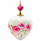 Cœur de Noël fleurs personnalisable — Réf. 19 — autre face