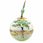 Boule de Noël en porcelaine avec perles et strass 8 cm, référence 10, vue complémentaire 4