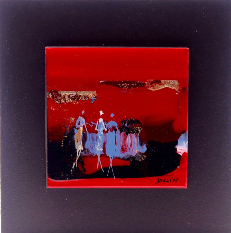 Tableau sur céramique — 16 × 16 cm — 08